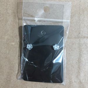 Silver Star Stud Earrings